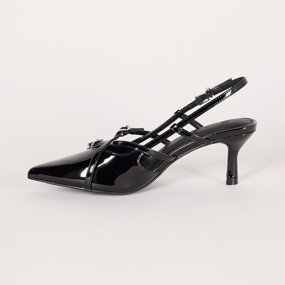 Amazon.com: The Drop Women's Gordon Slingback Heel, Black